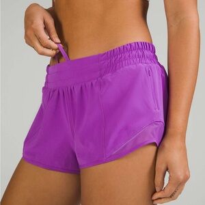 Lululemon Hotty Hot Shorts in Moonlit Magenta Size 8